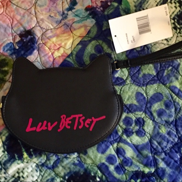 Betsey Johnson/Luv Betsey Boston Terrier Wristlet - Picture 4 of 5